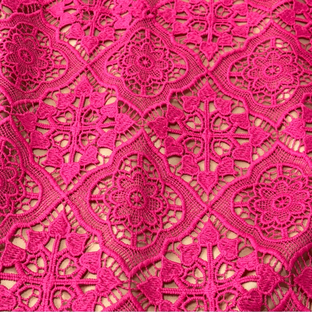 New Eliza J Embroidered Lace Overlay Cocktail Dress Scalloped Hem 20w plus size - Picture 14 of 17